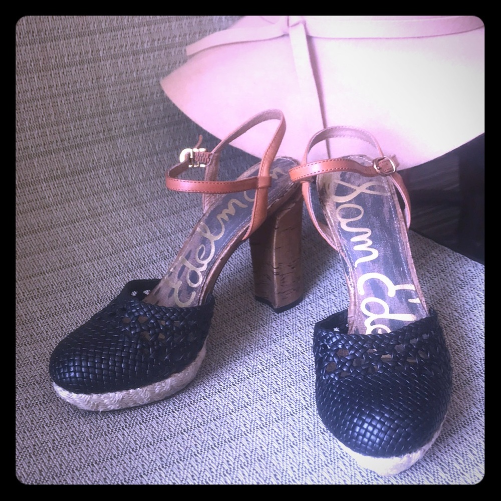 Sam Edelman heels- size 6 1/2 worn once!!